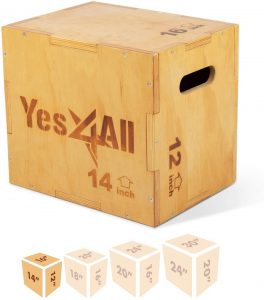 Yes4All Wood Plyo Box